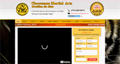 Desktop Screenshot of cheesemanmartialarts.net